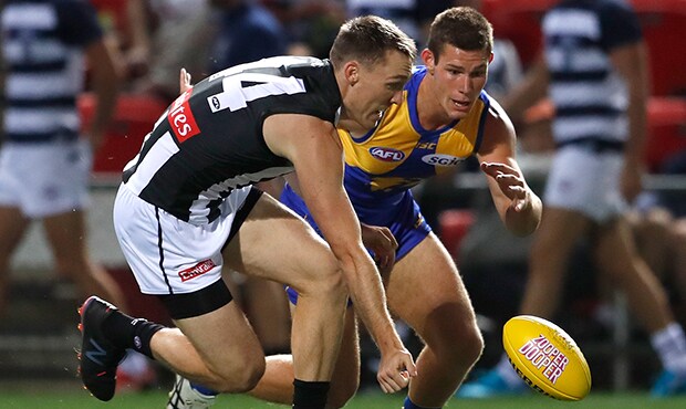 AFLX 2018 - Adelaide Tournament Jack Madgen in action during the AFLX tournament in Adelaide in February - Collingwood Magpies,Collingwood,VFL